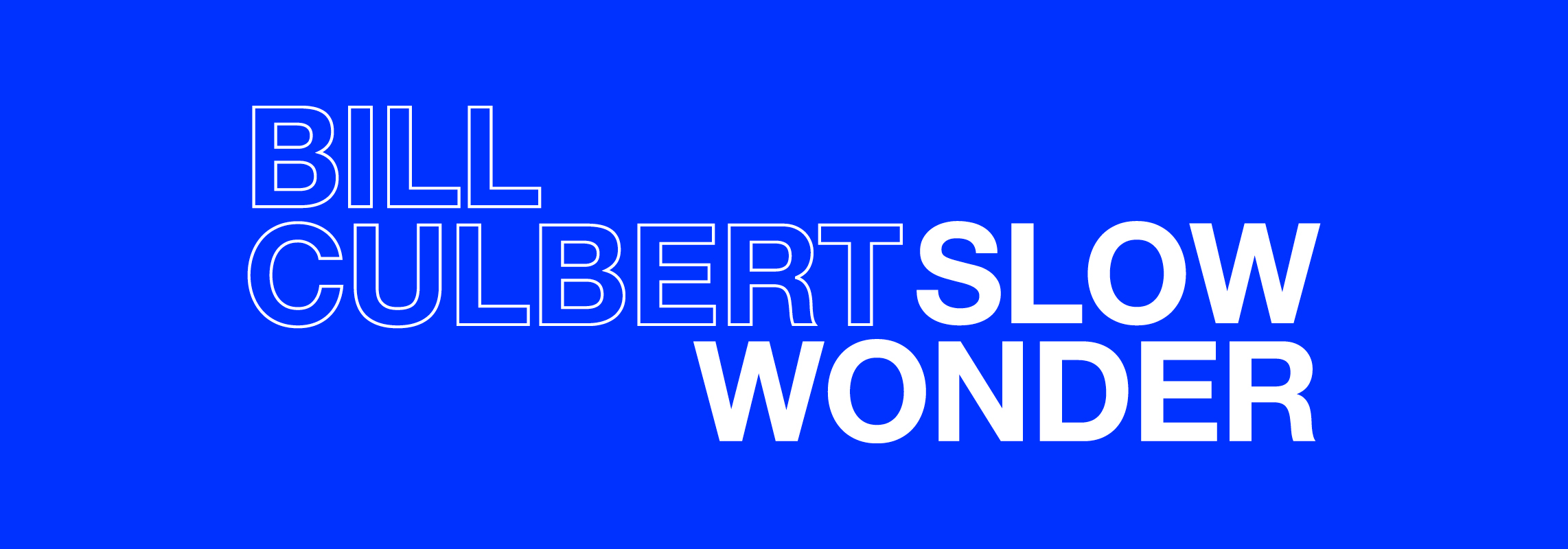 Bill Culbert | Slow Wonder