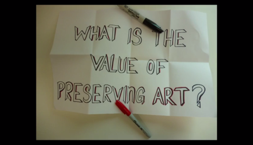 Youth Media Internship 2013: What is the value of perceiving art? Image