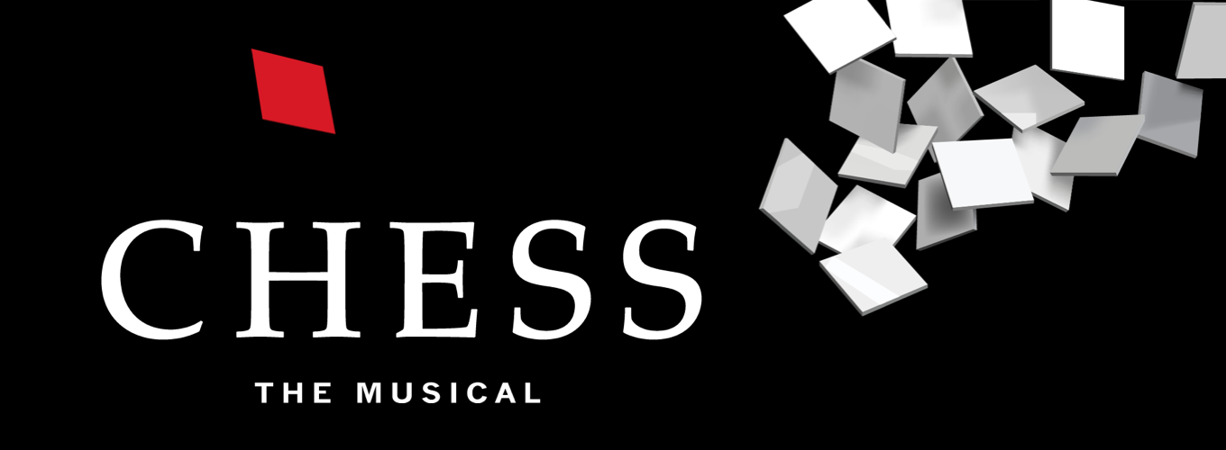 Chess the Musical poster image with a black background